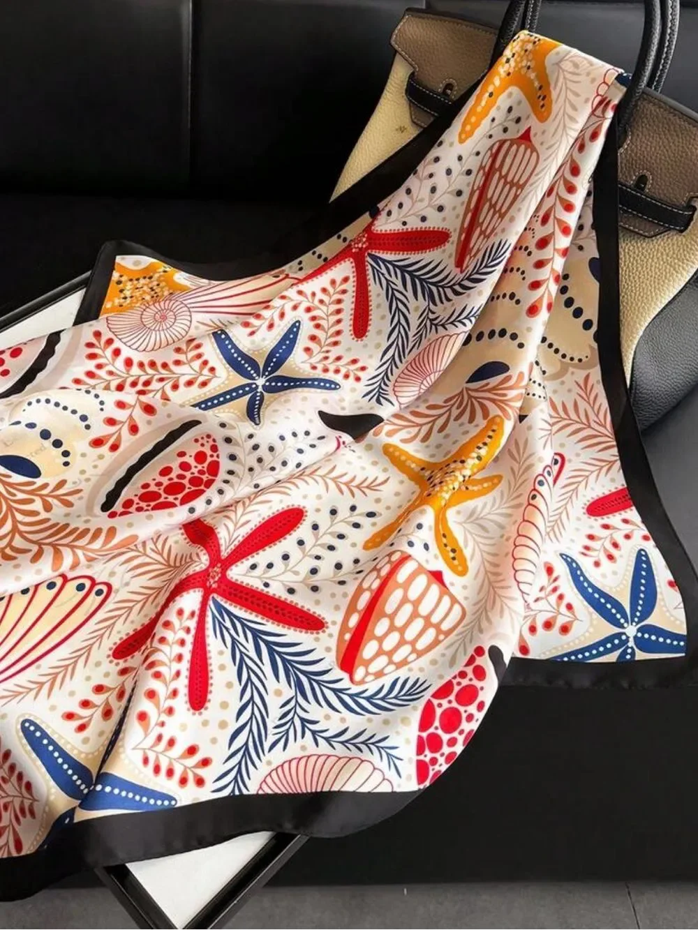 Starfish Print Scarf S169